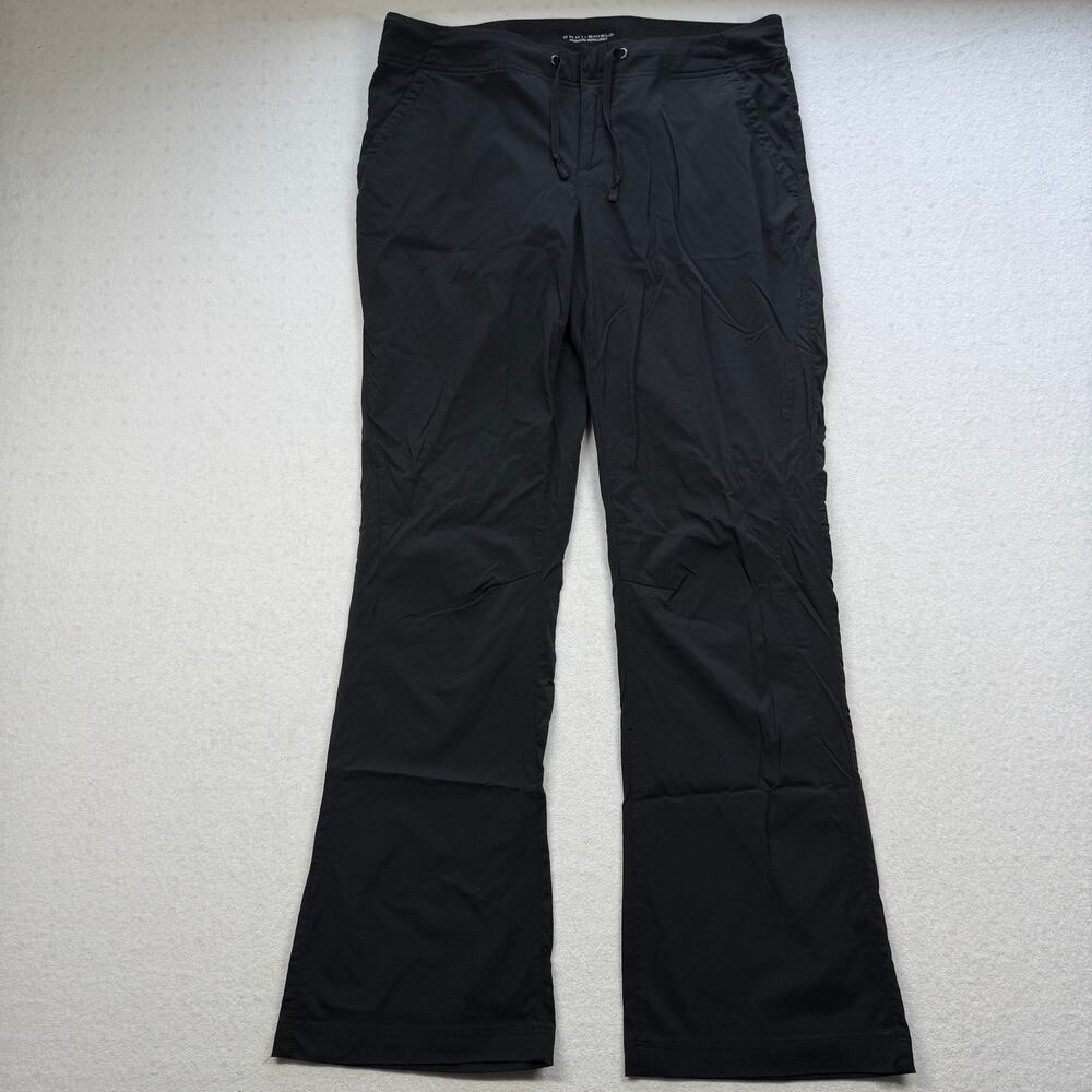 Columbia Anytime Outdoor Boot Cut Pants Women’s Size 12 Black Omni-Shield Hiking
